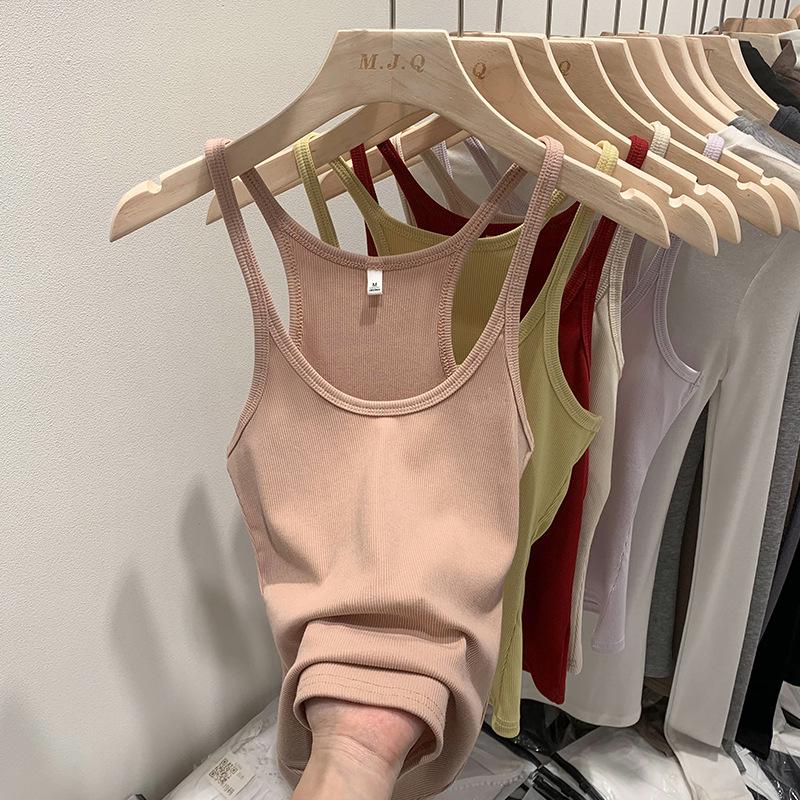 Dámské letní zeštíhlující pletené tílko - bez rukávů, stylové, skutečné fotografie