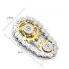 Gear Chain Fidget Roller Fidget Spinner Edc Metal Alloy Relieve Stress Relief Toy Hand Rotating Antistresse Decompression Adults
