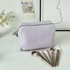 Striped Cosmetic Storage Bag Large Capacity Portable Women's Toiletry Pouch for Travel Business Trip Use