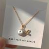 Baroque Pearl Whale Crab Pendant Necklace For Women Ocean Style Jewelry For Women Gift