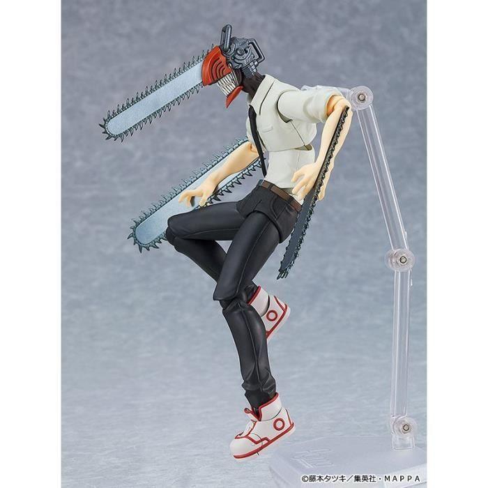 Figurine - MAX FACTORY - CHAINSAW MAN FIGMA DENJI 15 CM - Articulée - Accessoires - Têtes Interchangeables