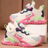 High Quality Children Sneakers Comfort Warm Wear-resistant Casual New Cotton Shoes with Winter Rotating Buckle Walking Shoes