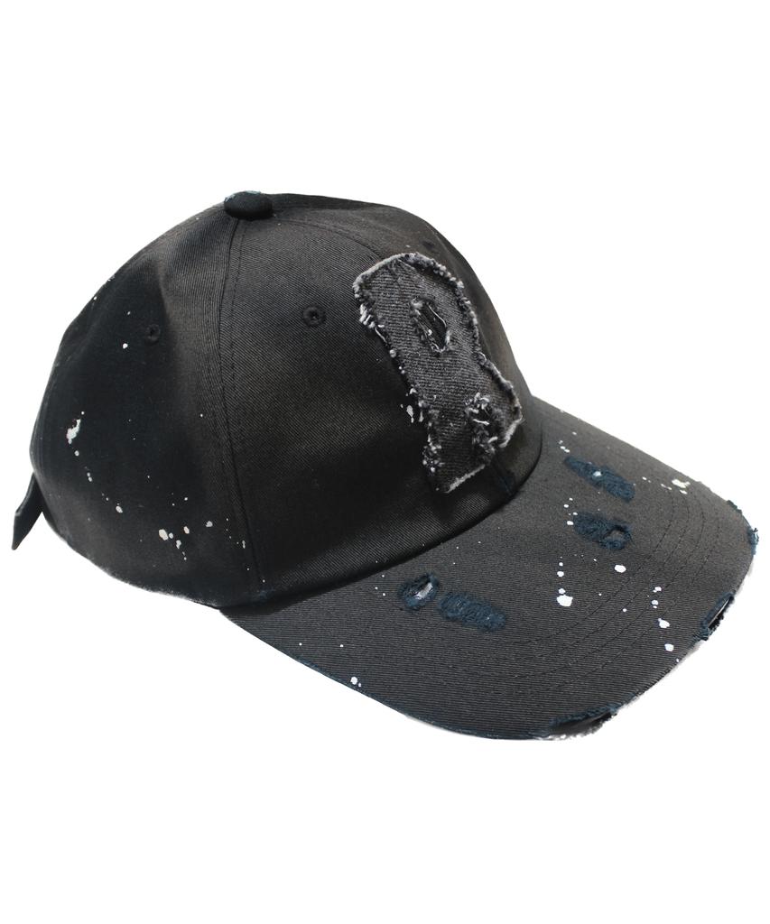 Leondieseu Sunbleach Denim Logo Ball Cap (Washed Black)