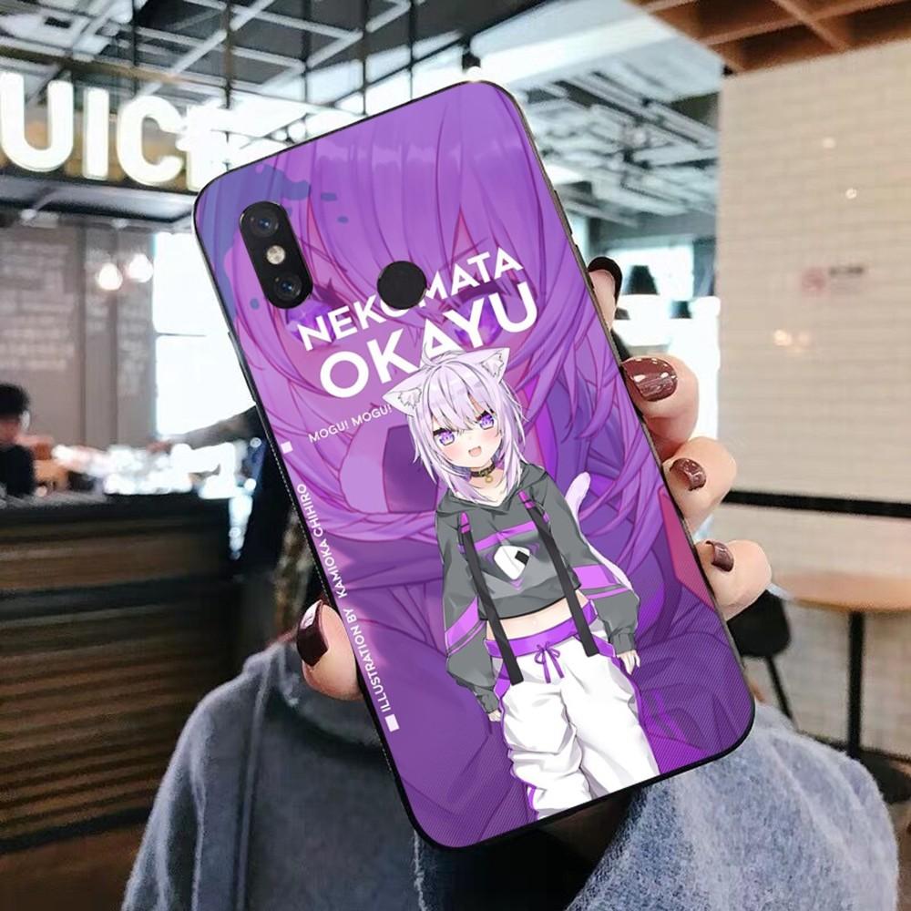 

Чехол для телефона Kawaii Nekomata Okayu для Xiaomi Mi 5X 8 9 10 11 12 lite pro 10T PocoX3pro PocoM3 Note 10 pro lite Xiaomi Mi 8SE