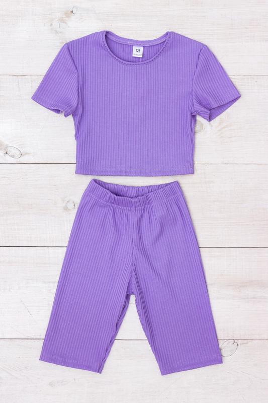 Sommer-Set für Teenager-Mädchen – Crop-Top & Radlerhosen für aktiven Stil , Sommer, 6381-103-1 HC