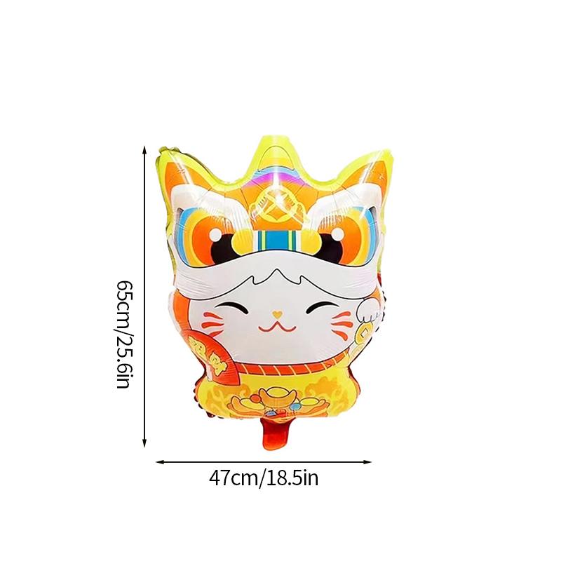 Chinese Lion Fan Home Decoration 2025 New Year Fan Flower Pendant Paper Craft Lion Background Wall Decor Housewarming Decoration