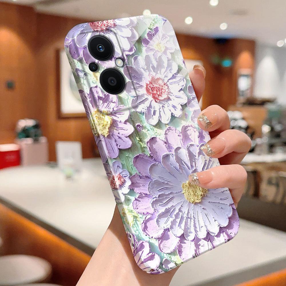 All-inclusive Film Phone Case Cartoon Fashion Design Hard Shell Full Cover Camera Protection Case for OPPO A60 A96 Reno12 Realme C53 C75