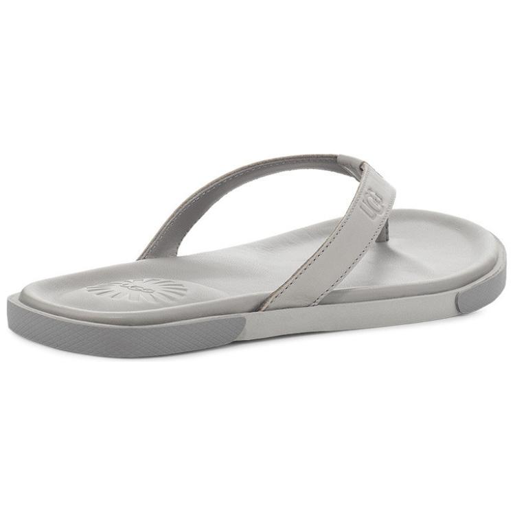 UGG Comfortable Classic Rubber Sole Flip Flops Men Footwear Gray 1132739-SEL