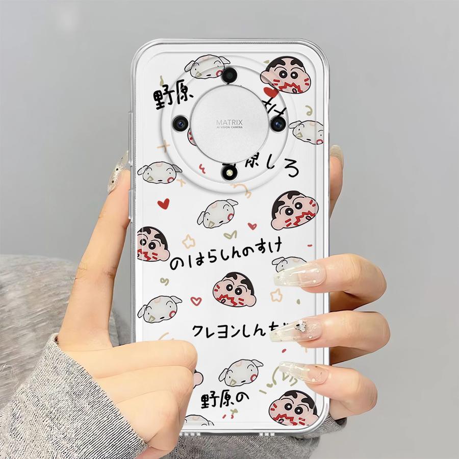 Cute Crayons Shinchan Soft Phone Cover Case for Honor X8 X7b 90 Lite X8b X8a X9b X9a