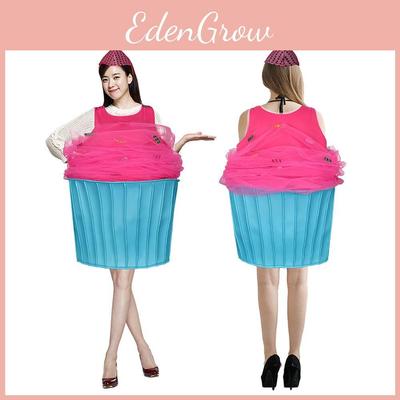 Cupcakes Creme Gelo Cosplay Personagem Fantasias Baile de Fantasias Adereços Performance