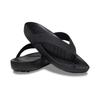 Crocs Sommer-Stil Flip Flip 21cm Damen-Sandalen, Schwarz,