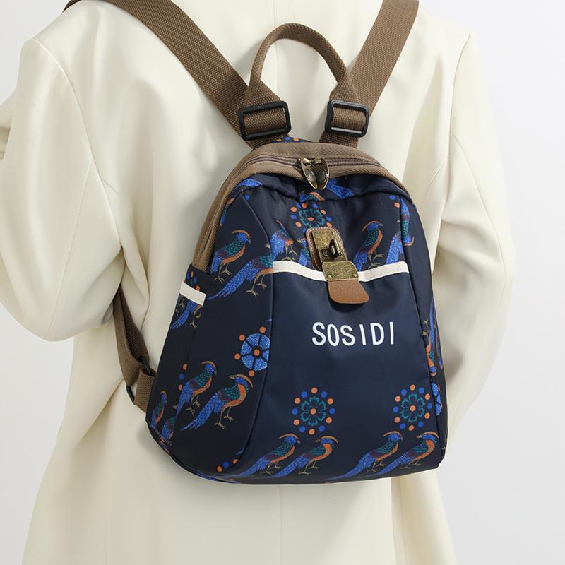 Sac à dos de voyage léger pour femmes, sac à dos Oxford, sac à dos de voyage