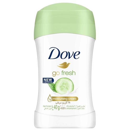 Dove Unisex Antiperspirant Stick Cucumber & Green Tea, 40G, 1 Count