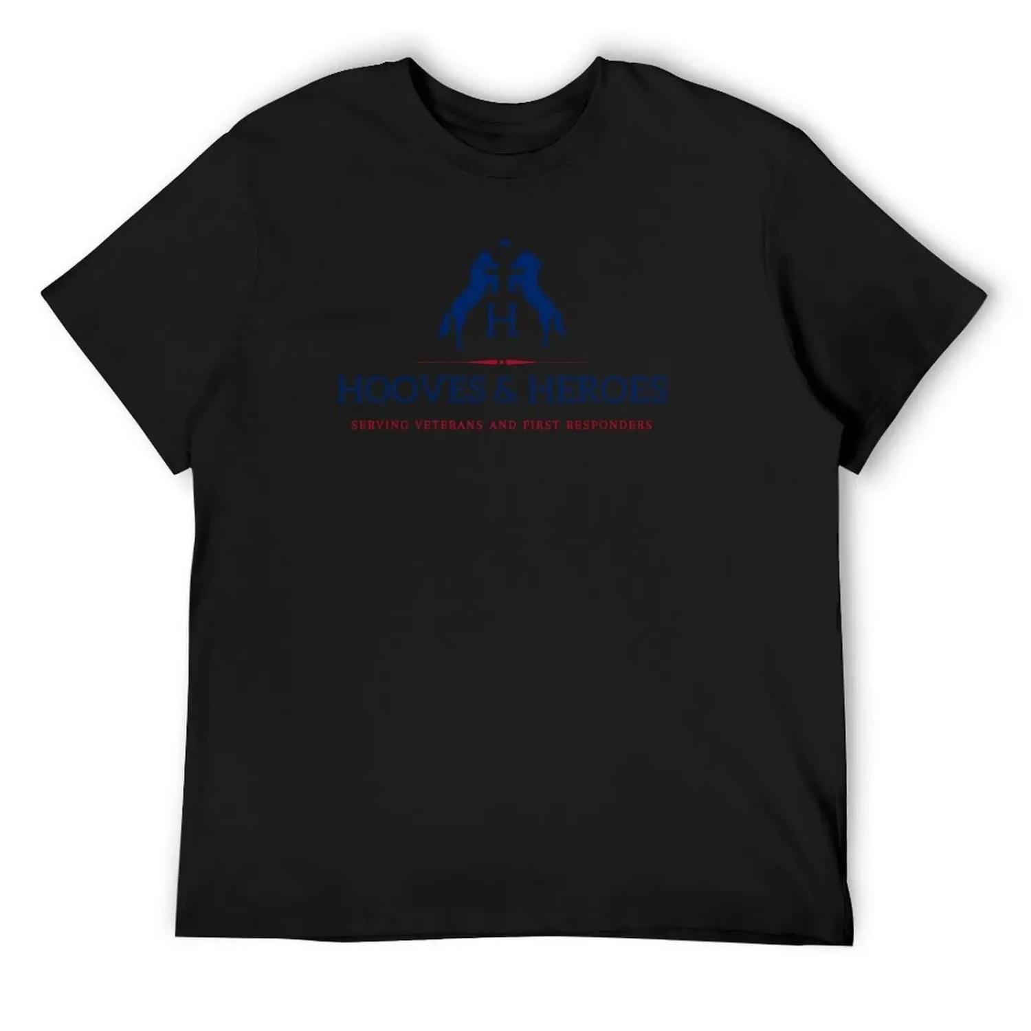 Hooves and Heroes Logo Gear T-Shirt T-shirts oversize custom t shirt graphic t shirts graphic t shirt vintage Men s t-shirts S
