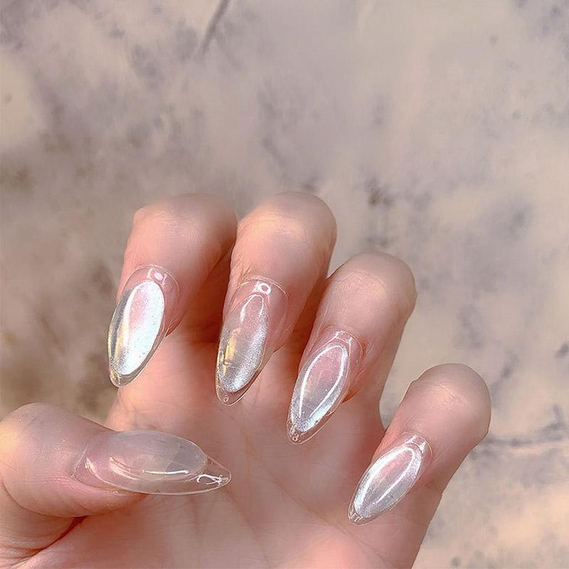 1 PC Nail Glitter Powder Dust Nail Glitter Flakes Mirror Or Flaky Effect Shining Powders Dust 3D Nail Art Decoration