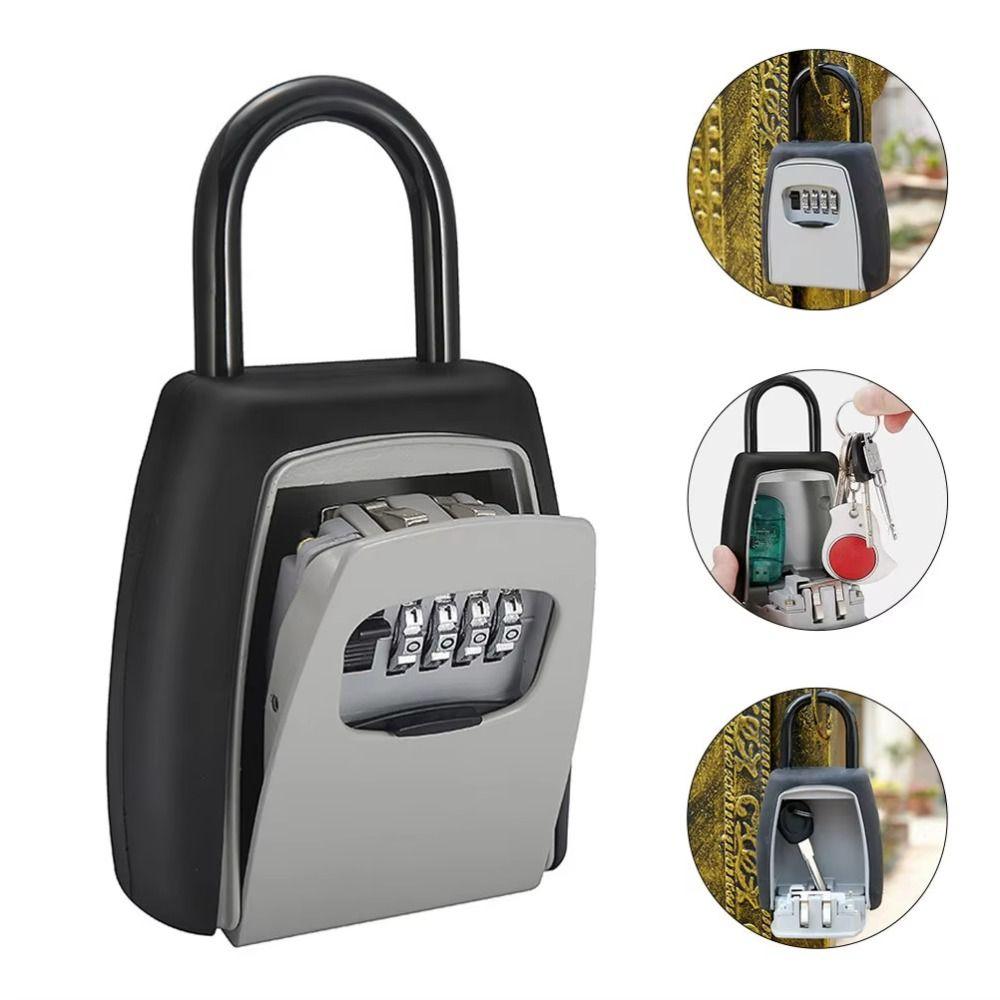 Mechanical Coded Lock Wall Mount Key Storage Box Combination Key Storage Box  Construction Sites