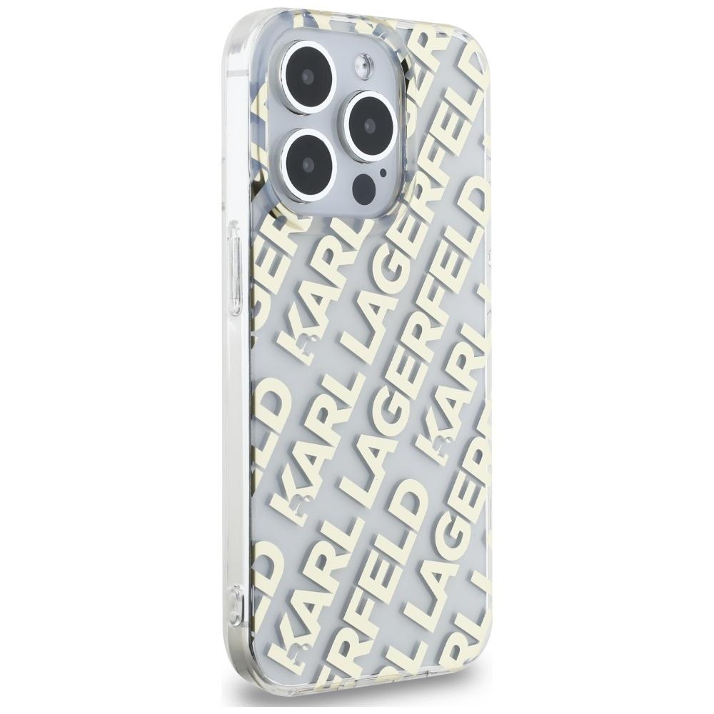 Karl Lagerfeld Klhcp15Xhkfoemd Iphone 15 Pro Max 6.7 Złoty/Gold Hardcase Iml Fullover Logo