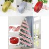 Meter Premium 2 Frayed Edge Christmas Ribbons In Red Gold And Silver For Chic Decoration Home