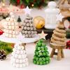 Haobei Wooden Bead Christmas Tree Nordic Desktop Ornament