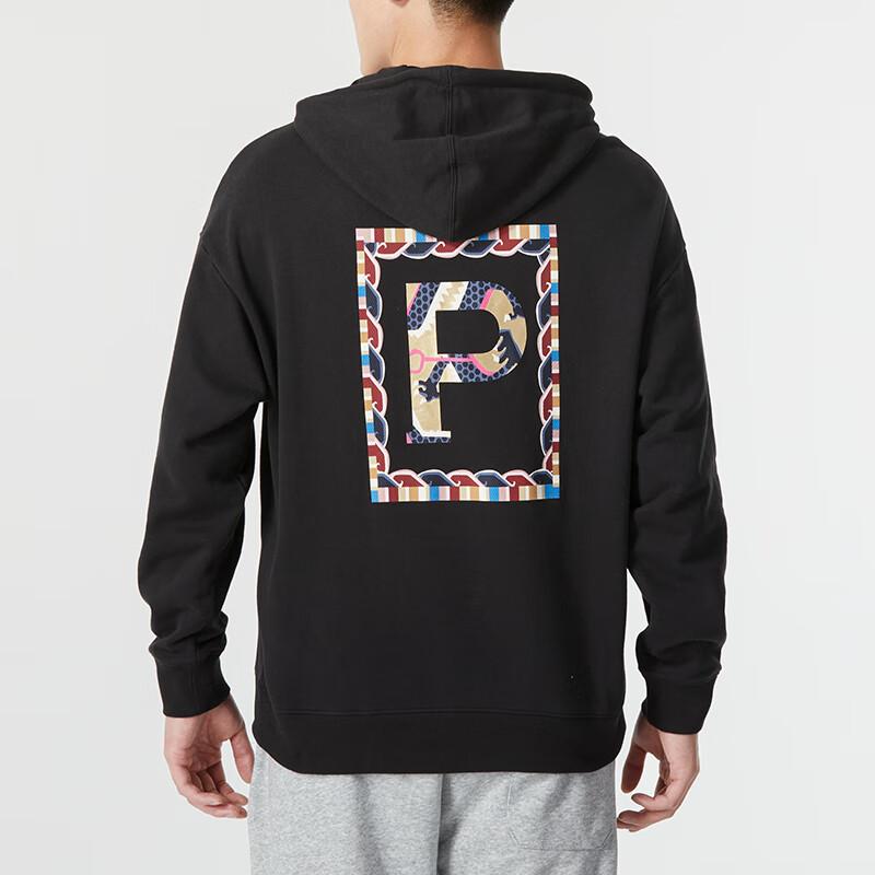 PUMA Unisex Black Gold Logo Hoodie 625833-01