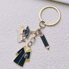 Graduation Themed Keychains Decorations Metal Key Ring for Students Student Key Holder Accessory Bag Accessories