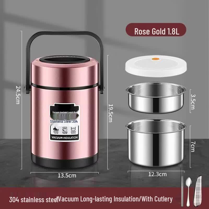Youluo 3-Layer Stainless Steel Vacuum Insulated Lunch Box