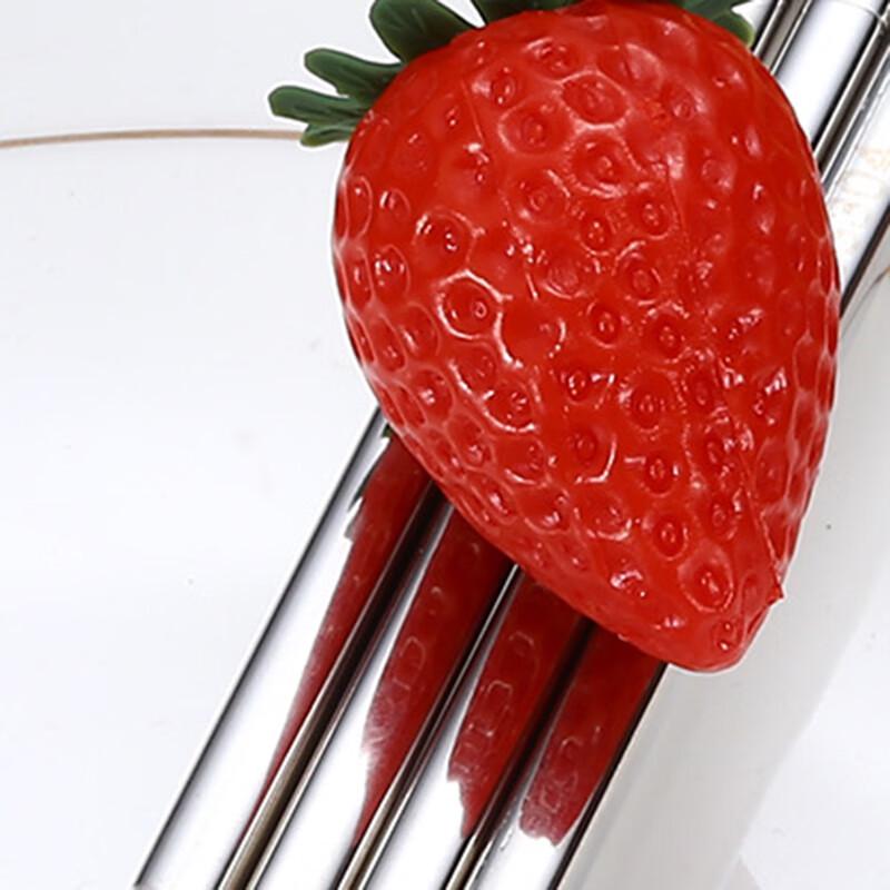 304 Stainless Steel Square Anti-slip Chopsticks