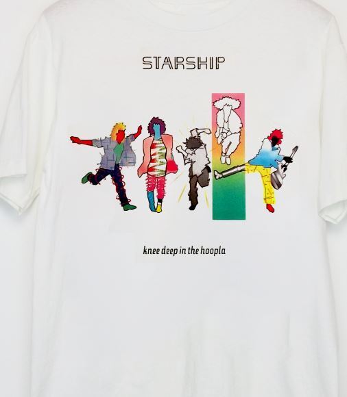 

Starship band knee deep in the hoopla T-shirt white Unisex All sizes Unisex T-Shirt XXL