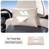 Ideal Car Tissue Box - Hanging Pull-out Design for Armrest
