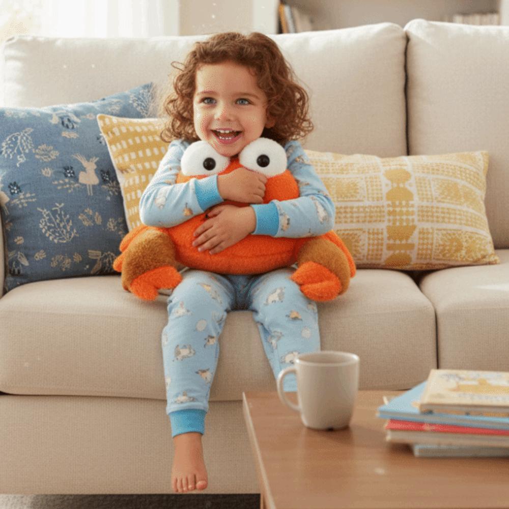 PP Cotton Animal Crab Dolls Simulation Sea Crab Plush Dolls Cute Crab Plush Toys New Year