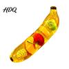 Stretchable Fruit Toy Stress Relief Banana Squeeze Toy, Clear Fake Sensory Improve Toys Concentration & Relieve Tension, Soft Stretchy Fidget