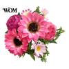 Romantische Ästhetische Blumen für Schlafzimmer Sonnenblumen Künstliche Blumen, Realistisches Fake-Bouquet Hochzeit Zuhause, Rustikale Wiederverwendbare Seidenblumenstiele