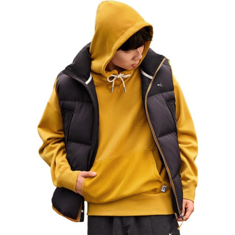 PUMA Mmq Hoodie 'Brown Yellow' Men's 623053-50