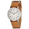 TIMEX Weekender 40mm Cream Dial Camel Leather Strap T2P492 Mens Authentic Import