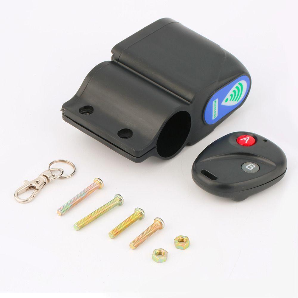 Anti-thef Security Sensor Remote Wireless Cycling Vibration Lock Bicycle Alarm Device Alertor