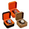 Vintage PU Watch Case Leather Watch Storage Box Stylish Watch Container Watch Display Box PU Material for Outdoor Travel
