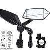 Bicycle Rear View Mirror Extra Large 2 Pieces 360 Degree Rear View Mirrors For Bicycle Ebike Mountain Bike MTB (Left + Right)