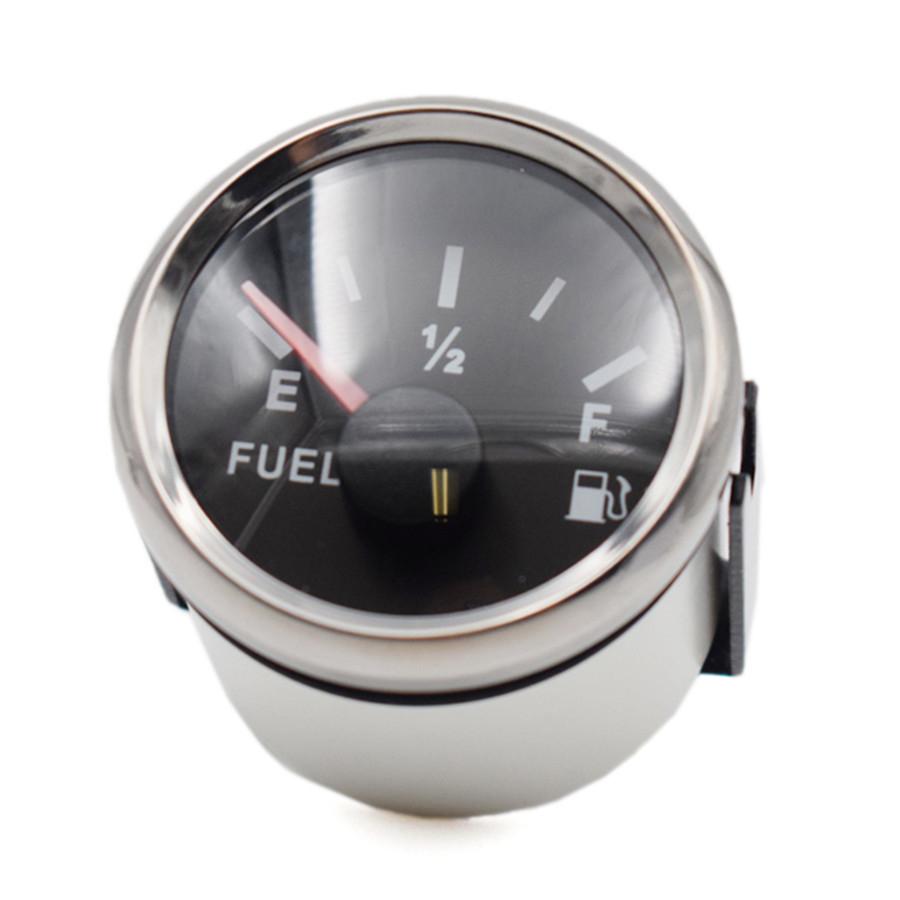 52mm Waterproof Fuel Level Gauge 0-90 Ohms 9-32VDC For Car Truck Motorcycle 24V