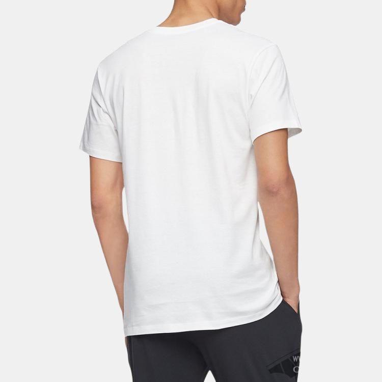 Calvin Klein Solid Loose V-Neck Short Sleeve T-Shirt Men Tops NB4012-100