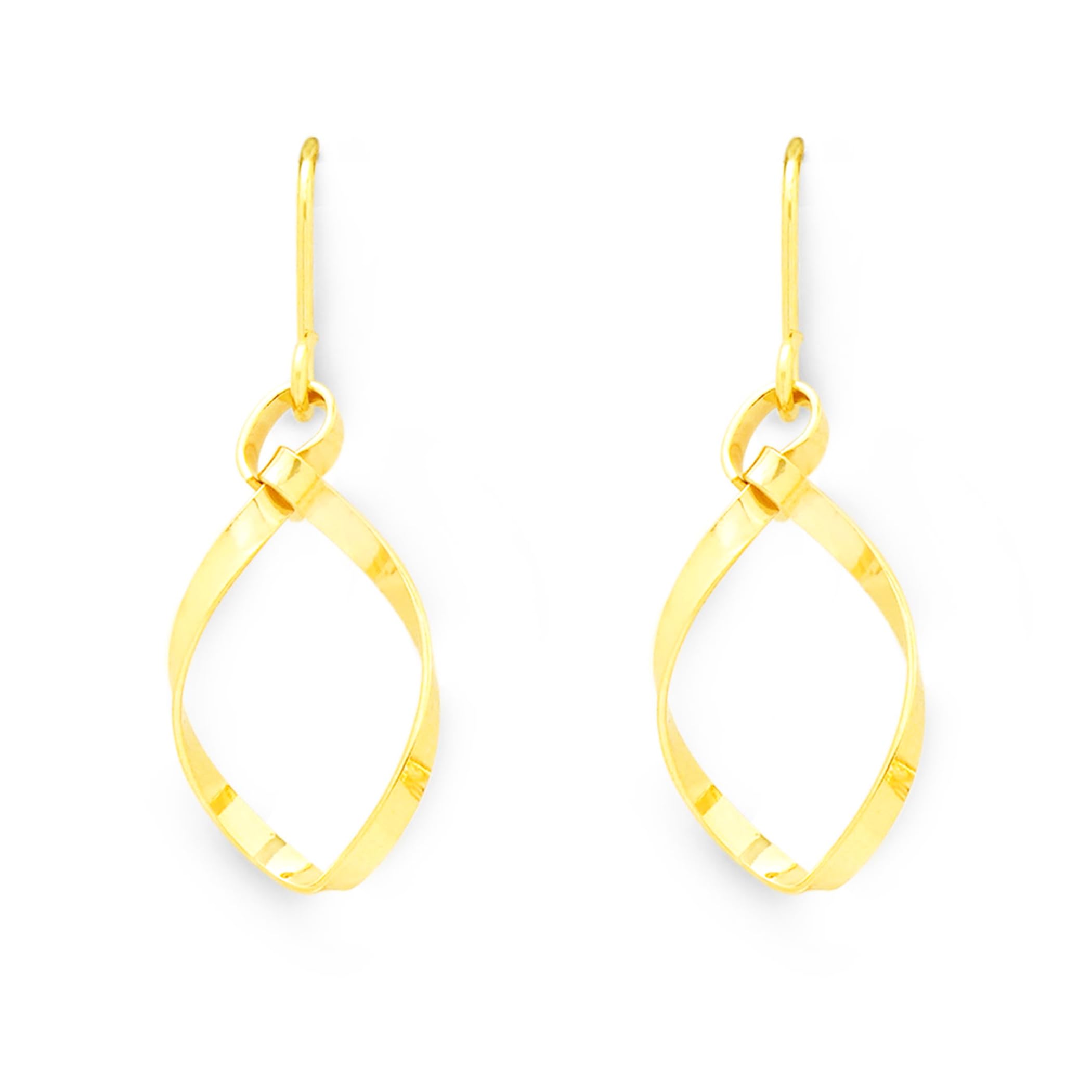 

ESTELLE [Official] Women s Hook Earrings, 10K Yellow Gold, 0202-3423-0019-0000