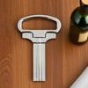 Two Prong Cork Remover Beer Cork Puller Tool Bottle Opener with Corkscrew for Bar Ceremony Travel Camping Home Waiters Birthday