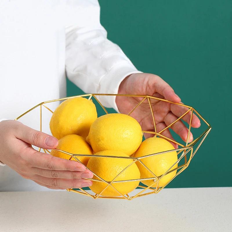 Bol cu fructe suport pentru tort Farfurii veselă Vase Farfurie pentru gustări Coș cu fructe din fier Farfurie creativă pentru fructe Coș de depozitare pentru gustări și bomboane