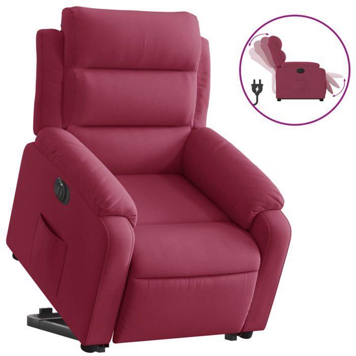 VidaXL Fauteuil Inclinable Électrique, Chaise de Relaxation avec Dossier et Repose-pied Réglables, Siège de Salon, Moderne, 3205119