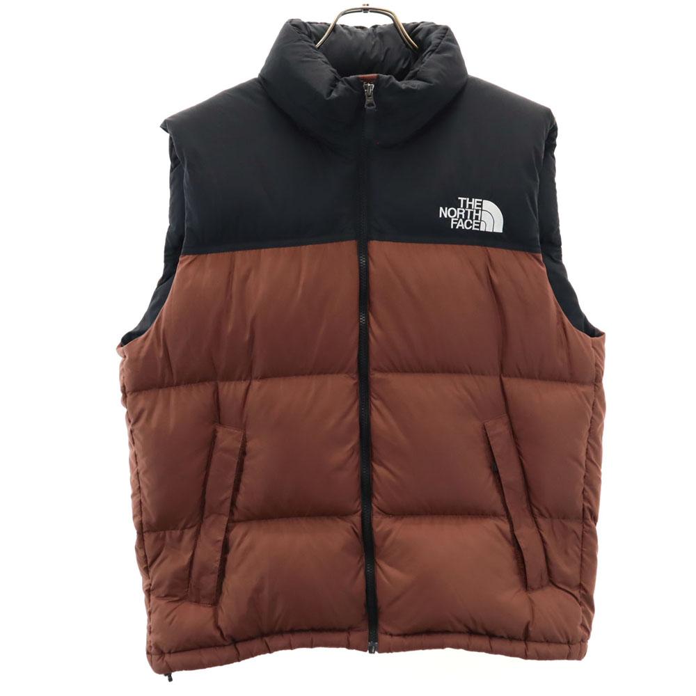

THE NORTH FACE ND92338 Nupsi Down vest L Brown etc Two-tone, outdoor Men s Used