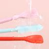 Silikon Mini Spatula Kavanoz Kazıyıcı Kepçe Ucu Uzun Çift Başlı Kozmetik Kaşığı