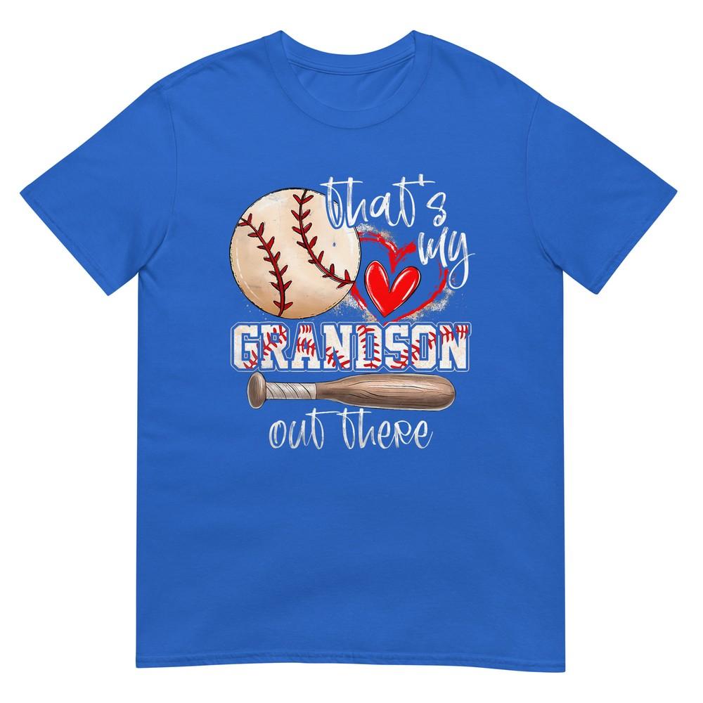 Thats My Grandson Out There Baseball Grandma Mothers Day TShirt