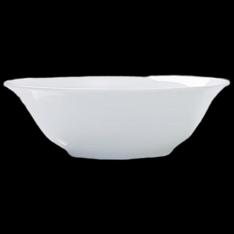 Jingdezhen Pure White Bone China Rice & Soup Bowl