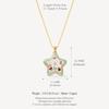 Funny Star Opening Closing Phase Box Jewelry Pendant Necklace For Women'S Pentagram Heart Cute Interesting Design Gift Necklace
