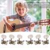6/12/18PCS Guitar String Tuning Pegs Tuner Heads for Electric Guitar Folk Acoustic Guitar Tuning Pegs 3L 3R Open String Button