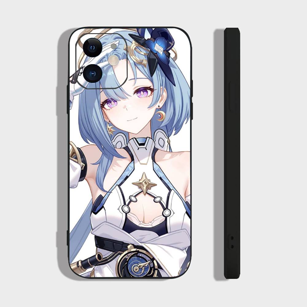 Griseo Animated Game H-Honkai Impact 3rd Phone Case For IPhone 17 Air 16 15 14 13 Pro Max 11 12 Black Silicone Cover